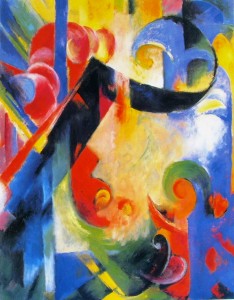 Franz Marc: Forme spezzate, anno 1914